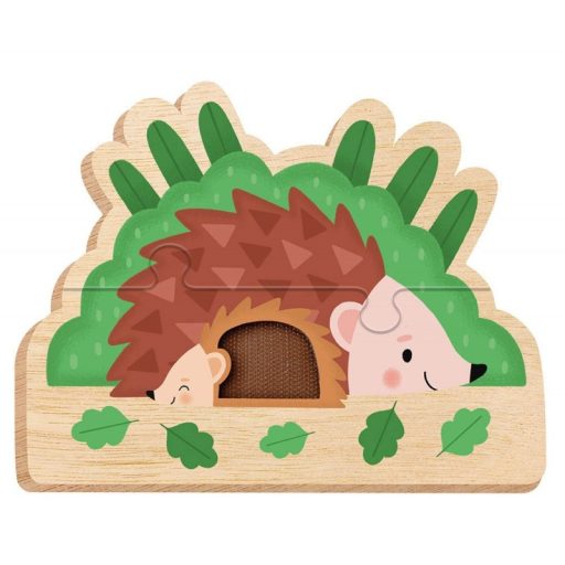 Fa érintős puzzle - Bébi állatok