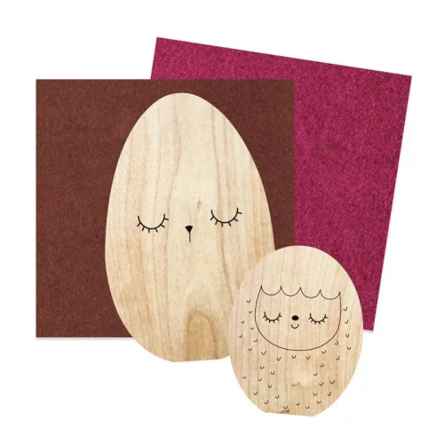 Fa tojás dekoráló készlet