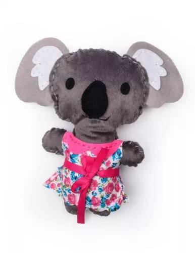 Varrható Plüss Kocka Dobozban - Koala