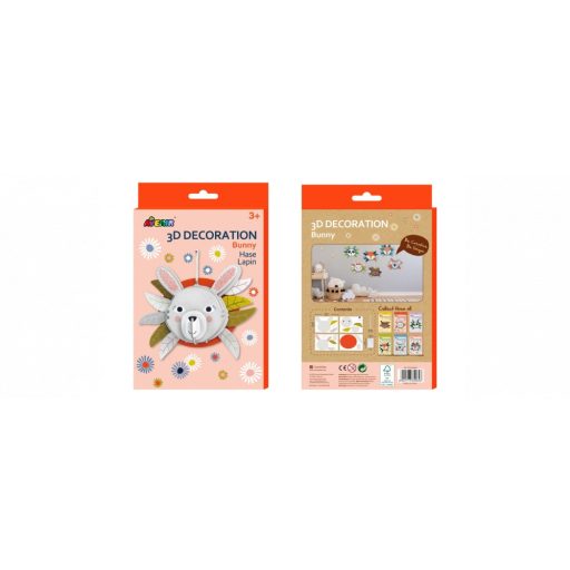 3D dekorációs puzzle - Nyuszi