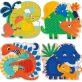 Fa Tapintós Puzzle - Dinók