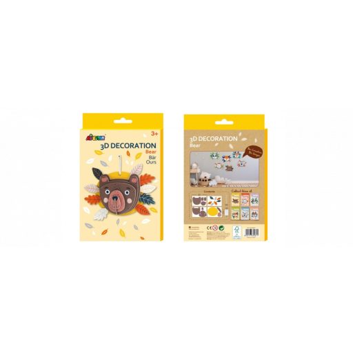 3D dekorációs puzzle - Maci