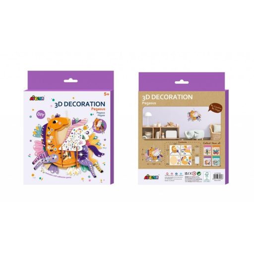 3D dekorációs puzzle - Unikornis