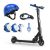 Elektromos Roller 125 mm-es kerékkel - Kék - Buki