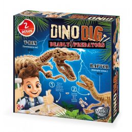 Felfedező Készlet - T-Rex és Velociraptor - Buki