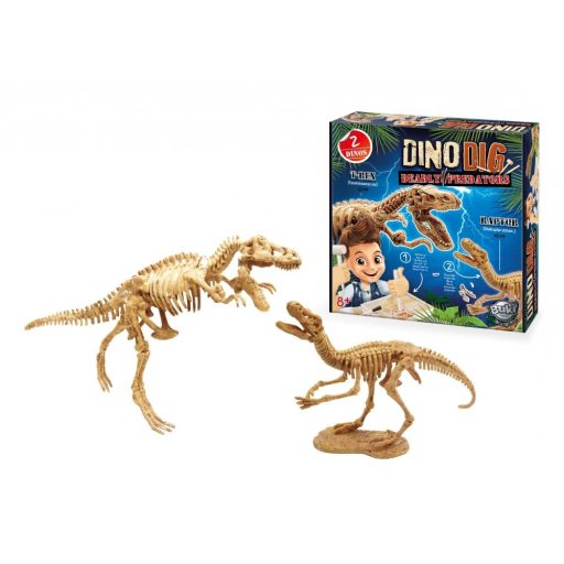 Felfedező Készlet - T-Rex és Velociraptor - Buki
