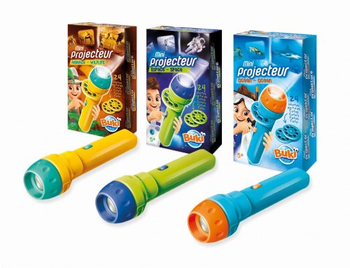 Mini Projektor - 3 féle Vadállatok, Űr, Óceán - Szortiment