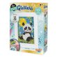 Strasszkép készítő fa kerettel - Panda - Buki