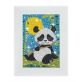Strasszkép készítő fa kerettel - Panda - Buki
