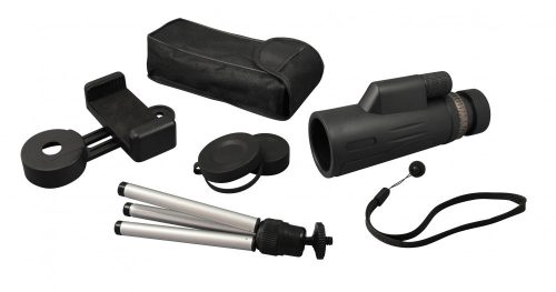 Profi monokulár távcső állvánnyal és mobiltartóval