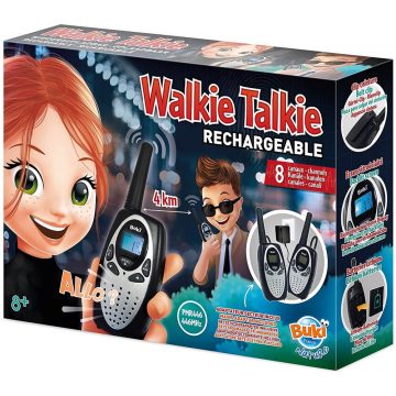 Walkie Talkie Tölthető Akkumulátorral - Buki