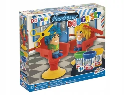 Színes Gyurmakészlet - Fodrászat