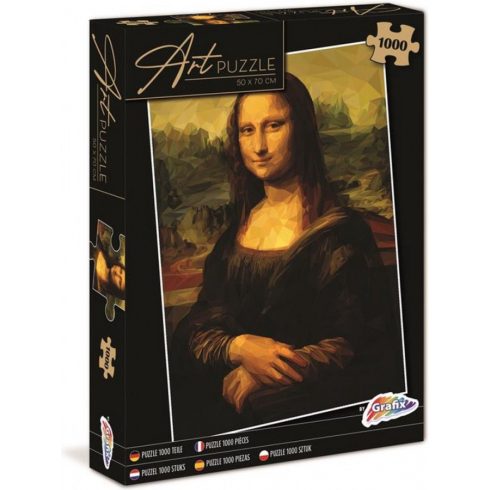 Művész Puzzle - Mona Lisa - 1000 db -os