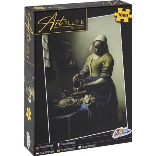 Művész Puzzle - A tejet öntő nő - 1000 db-os