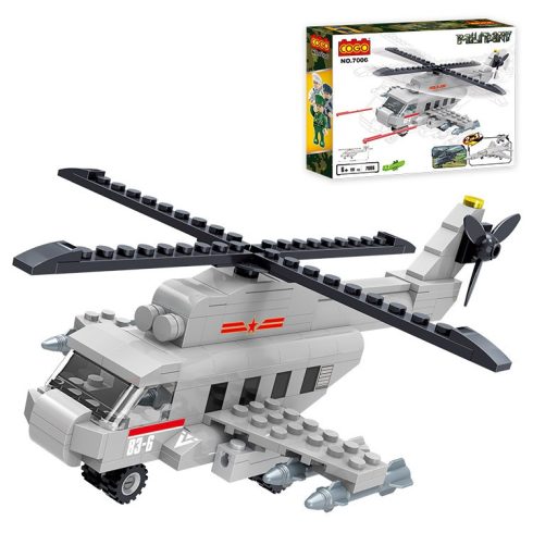 Cogo 7006 - Harci helikopter - Lego Kompatibilis