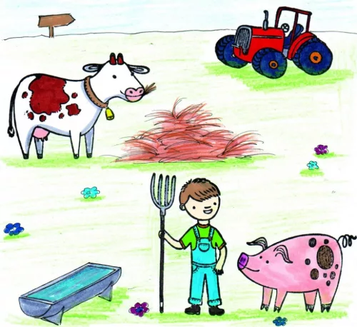 Mese Nyomdakészlet - A Farm - CreaLign