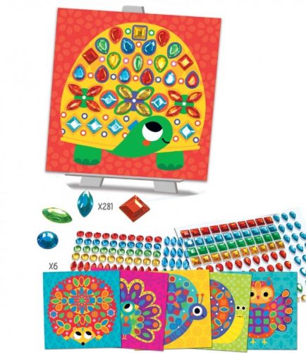 Csillogó Kövek Mozaikkép Készítő - Mesés Állatok - Crealign