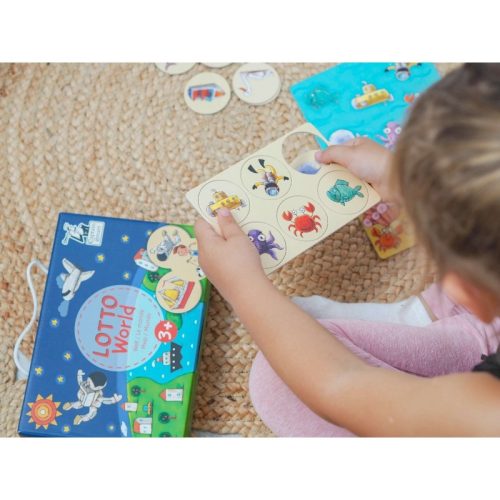 Fejlesztő lottó játék - A mi világunk
