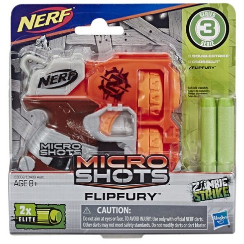 NERF Microshots Zombie Strike Flipfury szivacslövő fegyver