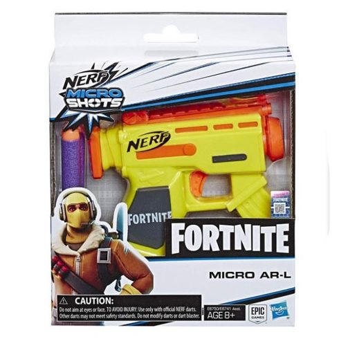 Nerf Fortnite Microshots szivacslövő pisztoly - sárga