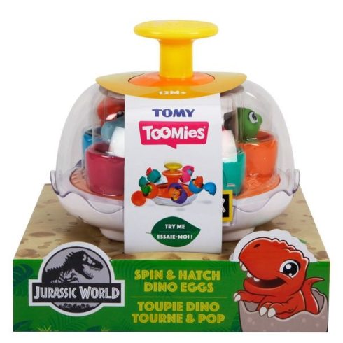 Tomy Toomies-Jurassic World pörgő dínó tojások