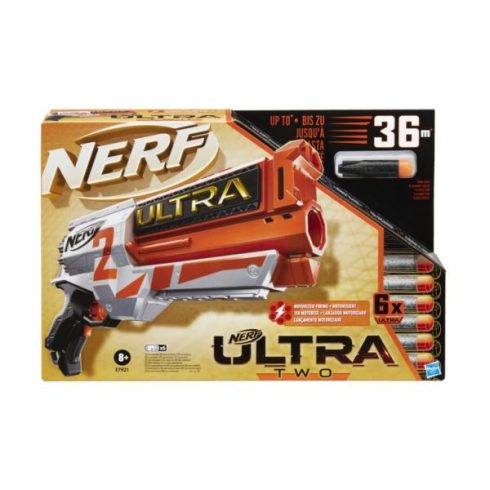 Nerf Ultra 2: Szivacslövő fegyver 6 lőszerrel