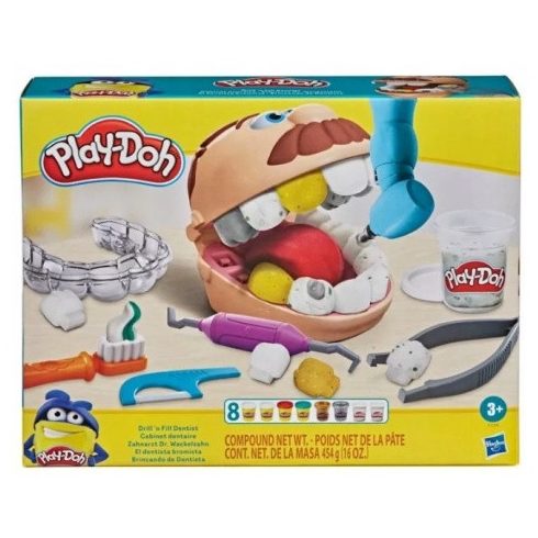 Play-Doh: Dr. Drill N Fill fogorvosi gyurmaszett kiegészítőkkel