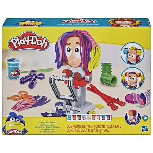 Play-Doh: Crazy Cuts Stylist fodrász gyurmaszett kiegészítővel