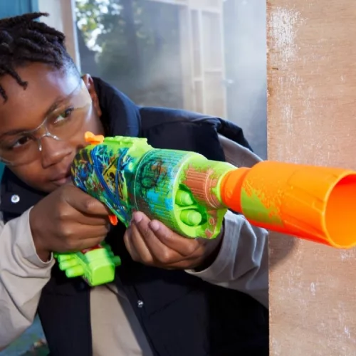Nerf Zombie Driller Szivacslövő Revolver