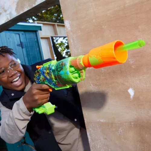 Nerf Zombie Driller Szivacslövő Revolver