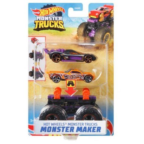 Hot Wheels: Monster Trucks szörnykészítő - többféle