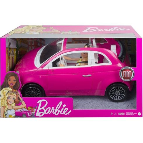 Barbie - Barbie Baba Fiat 500 -as Autóval