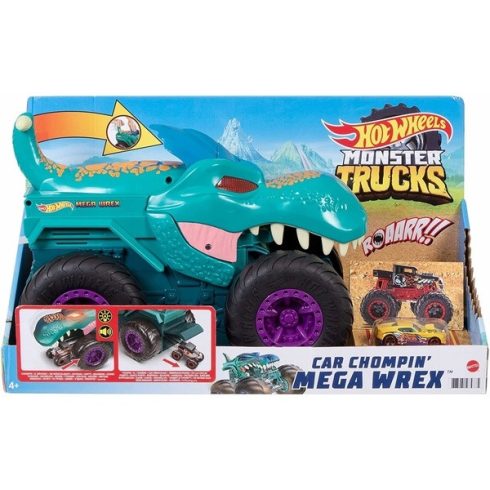 Hot Wheels - Monster Trucks autófaló Mega Wrex