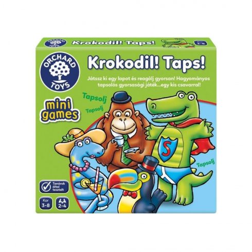 Orchard Toys Mini játék - Krokodil! Taps!