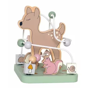 Fa golyóvezető játék - Az erdő állatai - Jabadabado