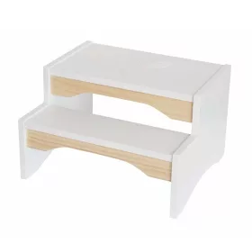 Fa lépcsős ülőke - Fehér - Jabadabado