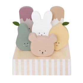 Állatos jégkrémszett fából - JaBaDaBaDo