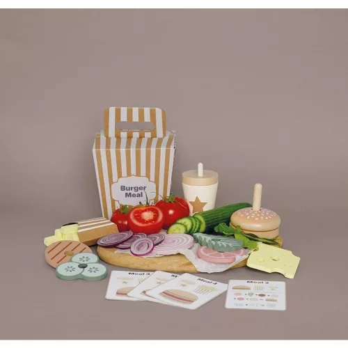 Hamburger Menü Toronyépítő Játék Jabadabado