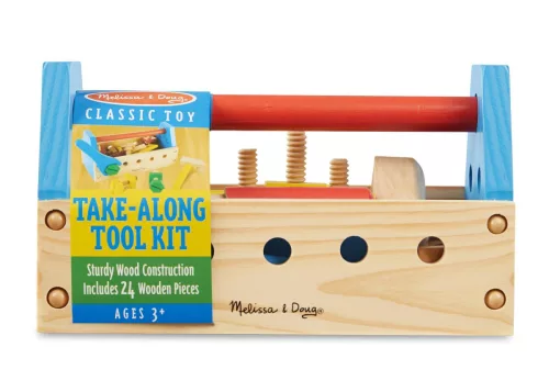 Melissa & Doug Fa készségfejlesztő játék, Szerszám- és barkácskészlet