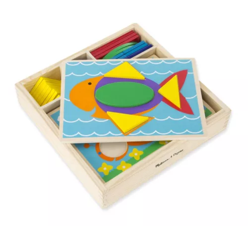 Melissa & Doug Fa készségfejlesztő játék, Formaillesztő