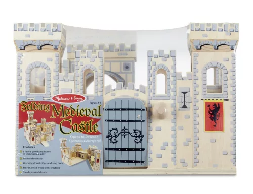 Melissa & Doug Szétnyitható fa kastély, Középkori