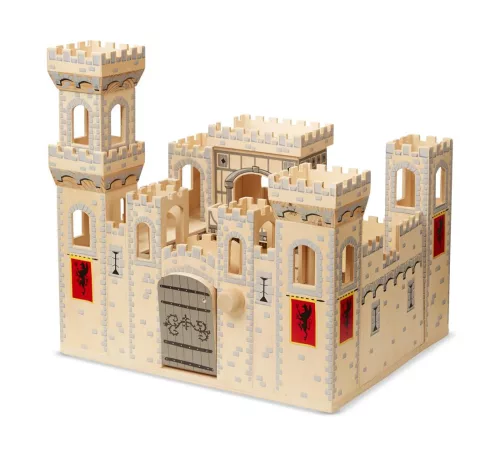 Melissa & Doug Szétnyitható fa kastély, Középkori