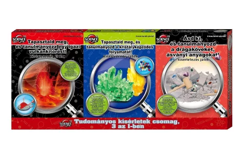 Creativ Kids Tudományos szett 3 az 1-ben