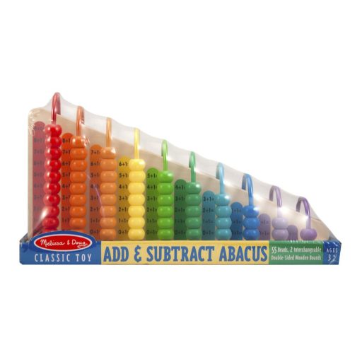Melissa & Doug- Fa készség fejlesztő, Játék abakusz