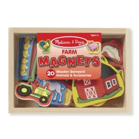   Melissa & Doug Fa készségfejlesztő játék, Mágneses farm készlet