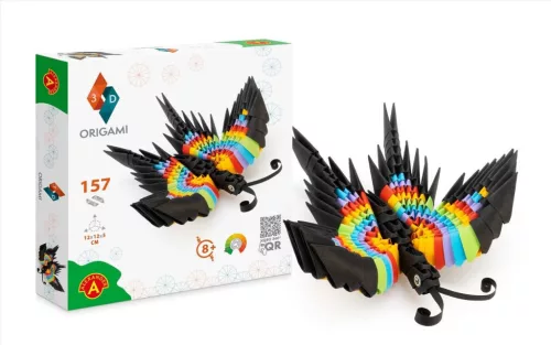 Origami 3D Pillangó papírhajtogatós építőjáték