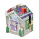 Melissa & Doug Fa készségfejlesztő játék, Ház kulcsokkal, csengőkkel és figurákkal