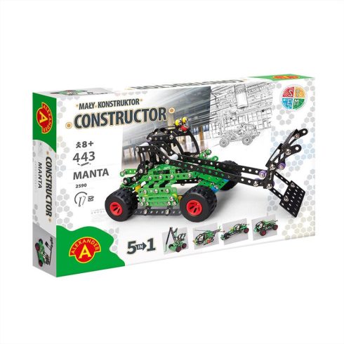 Alexander Toys Constructor Pro - Manta 5 az 1-ben építőjáték