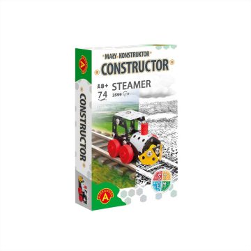   Alexander Toys Constructor - Steamer gőzmozdony építőjáték