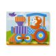   Melissa & Doug Bébi és tipegő fajátékok, Óriás puzzle, járművek